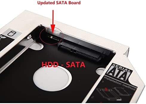 Dy-Tech SATA 2º disco rígido HD SSD Caddy Adapter para ASUS K42F SWAP DS-8A5SH DVD