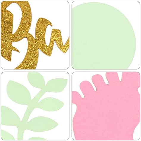 Confetti do chá de bebê waenec 420pcs revelam confete rosa confete de confete de gênero favorece festas scatter