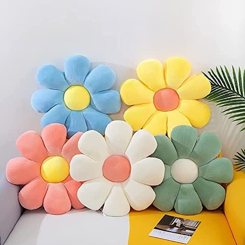travesseiro de flores de dylmzam, travesseiro de almofada em forma de flor, almofada de chão de