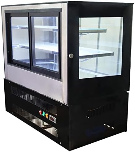 Techtonngda 0,9m de bancada Refrigeradores Greathing Showcase Gabinete de padaria comercial ângulo de resfriamento