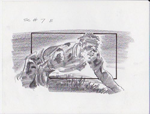 Dragnet 1987 Original Storyboard Art Dan Aykroyd Tom Hanks 5 páginas Cena do zoológico