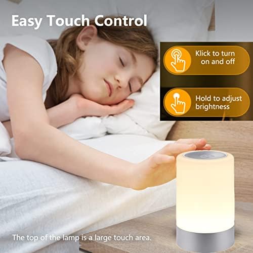 G Keni Nursery Night Light for Kids, toque pequenas lâmpadas para quarto, lâmpada de viveiro para amamentação,