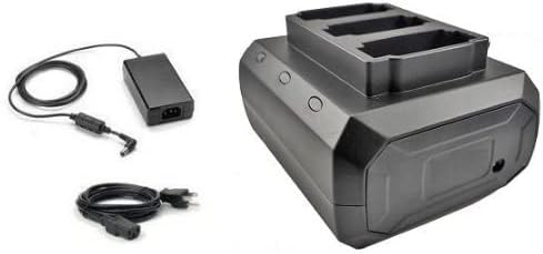 Kit de berço de carregamento de bateria de 3 slots para scanners de barras MC9300, MC930B, MC930P Android