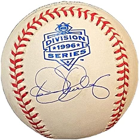 Dennis Eckersley assinou a série de divisão de 1996 raro logotipo de beisebol JSA testemunha l @@
