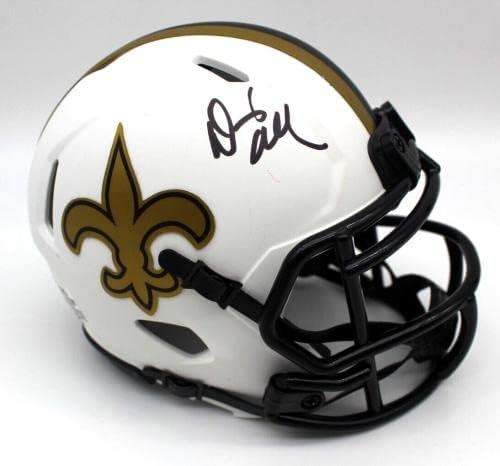 Dennis Allen assinou o capacete de futebol de New Orleans Saints com JSA CoA AJ47721 - Capacetes NFL