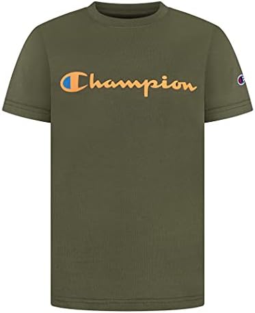 Campeão de camiseta de manga curta de meninos campeões