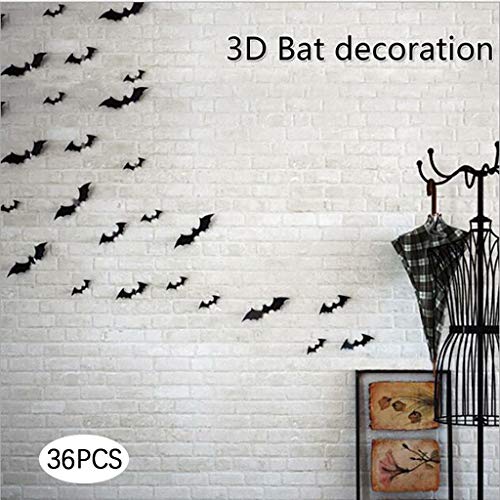 Adesivos de parede murais papel de parede morcegos adesivos Halloween Ghost Ghost