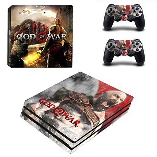 Jogo de Deus melhor da guerra PS4 ou PS5 Skin Stick para PlayStation 4 ou 5 Console e 2 Controllers Decal Vinyl