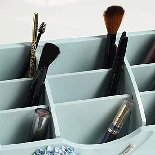 Organizador de caixa de armazenamento cosméticos de mesa de maquiagem do MXJCC com gavetas para penteadeira,