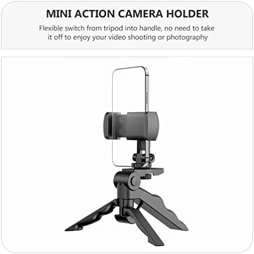 Câmera de câmera Solustre Tripod Câmera Tripé Ação Câmera Tripés Mini Tripés de Desktop para Câmera Mini