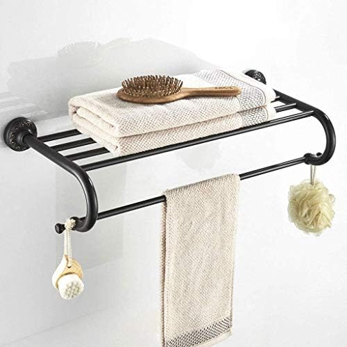 DMuniz Towel Rack rack de parede de parede rack, prateleira de banheiro de superfície, rack duplo