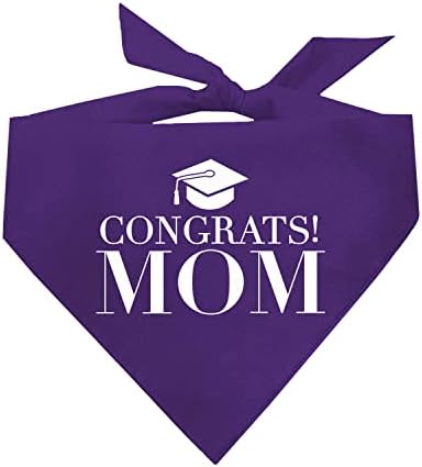 Parabéns mamãe aula de graduação de 2023 Bandana de cachorro