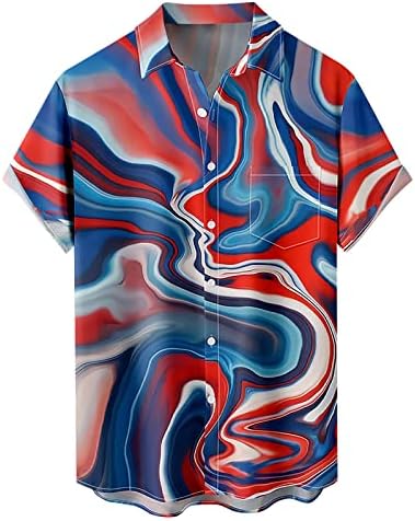 Camisas de verão para homens 2023 Pintura impressa 3d Camisa floral Homens homens recorrem camisetas