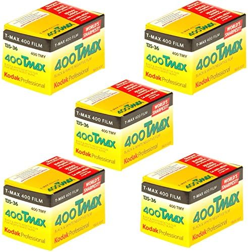 Kodak 400 TMAX Profissional ISO 400, 36mm, 36 exposições, pacote preto e branco do filme 5
