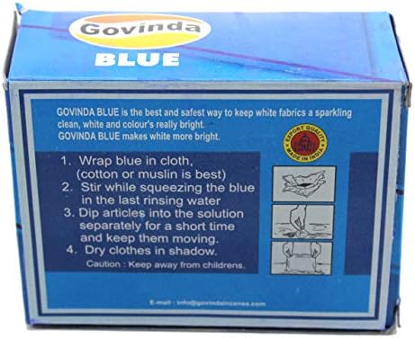 Govinda Anil Blue Squares Box de 48 peças