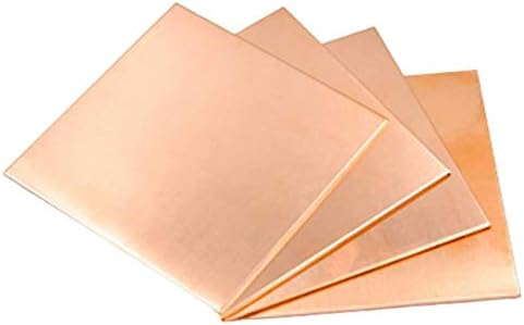 Placa Brass Placa de cobre Metal 99,9% Placa de folha de Cu pura feita de cobre ótimo para construtores,