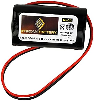 Bateria de substituição de iluminação de emergência substitui Unitech - 6200RP, AA900MAH, LEDR -1