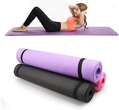 Flystcn Yoga Mat Yoga Mats Anti-Slip Blanket PVC Gymnastic Fitness Exeching Pad para feminino