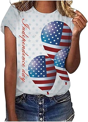 Lcepcy American Flag Stripes Prind camise