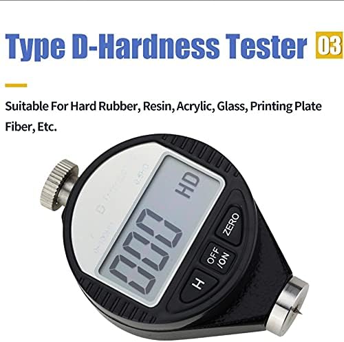 FZZDP Testador de dureza Testador de pneu Teste de borracha ferramenta de teste digital Durômetro Durômetro LCD 0-100 Parágrafo do medidor de hatester