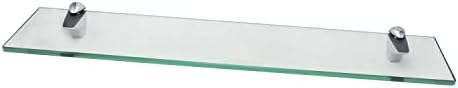 Prateleira de vidro XVL 23,6 polegadas de vidro temperado de banheiro GS3004BX