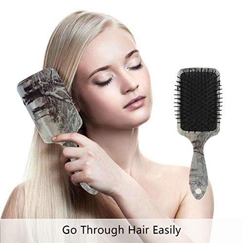 Escova de cabelo de almofada de ar, inverno colorido de plástico à noite, boa massagem adequada e escova