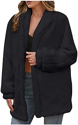 Jaqueta de festa de manga longa minge mulheres inverno elegante e quente jaqueta sólida botão
