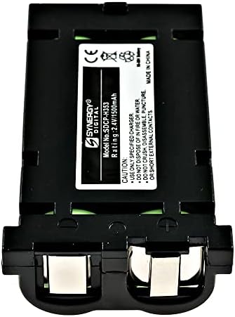 Baterias de telefone sem fio digital Synergy, compatíveis com GE 26423, 86423, TL26423 Baterias de telefone sem