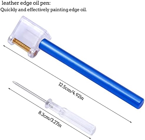 Miusie Leather Edge Roller Roller Creinamento Aplicador de caneta Aplicador Tool Tool Tool Ferramenta de pintura