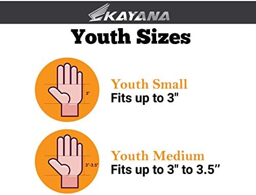 Ginástica de ginástica de couro Kayana 2 Hole - Proteção à mão e suporte do pulso para treinamento cruzado,