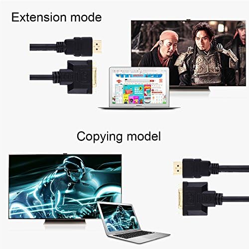 Amzer Handy HDMI Male para 24+1 Cabo de adaptador feminino DVI - 30cm