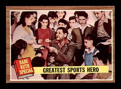 143 Babe Ruth Special 9 HOF - 1962 Topps Baseball Cards classificados Exmt+ - Baseball Slabbed Carts