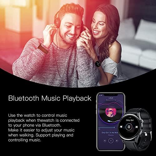 Bluenext Smart Watch 2022, HD Full Touch Screen Rastreador de fitness smartwatch, relógio inteligente