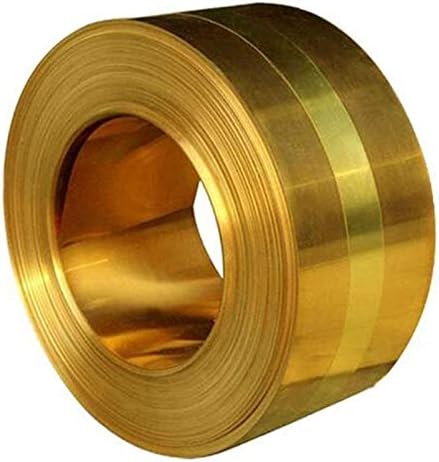 Lucknight 99,9% de cobre Cu Metal Folha placa T2 Alta pureza Rolo de folha de metal, 200x1000mm, espessura