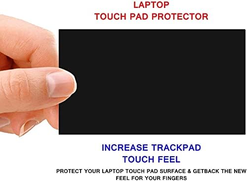 ECOMAHOLICS Premium Trackpad Protector para Apple MacBook Pro 15,4 polegadas Laptop, Touch Black