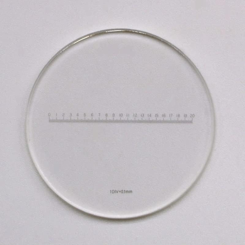 Kit de acessórios para microscópio para adultos Retículo de ocular microscópio de 0,1 mm, consumíveis de