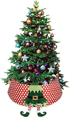 Colar da caixa de árvores de Natal Yytcsjz, ​​decoração de elfos de colarinho de árvore de Natal, fabricante