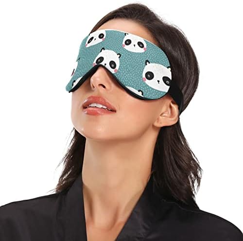 PANDA & DOT Máscara de olhos adormecidos respiráveis, capa de sono de olho fresco para descanso de