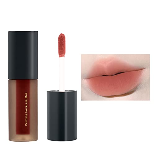 Lip Gloss Clear Packaging Velvet Lipstick para uso diário não fácil de desaparecer sem maquiagem fora do