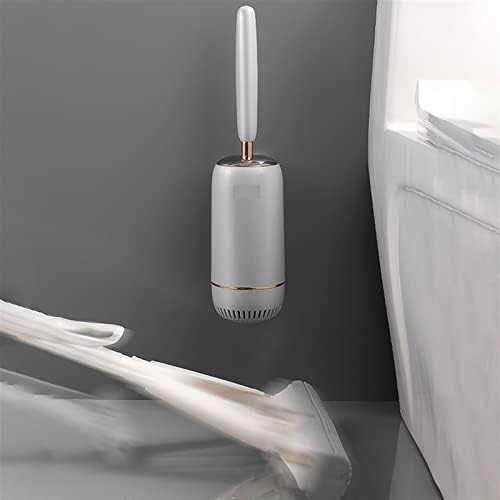 Escovas de vaso sanitárias e suportes de knfut ， TPR Luxo de luxo pincel de banheiro montado