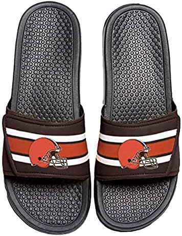 Cleveland Browns NFL Mens Stripe Legacy Sport Slide - L
