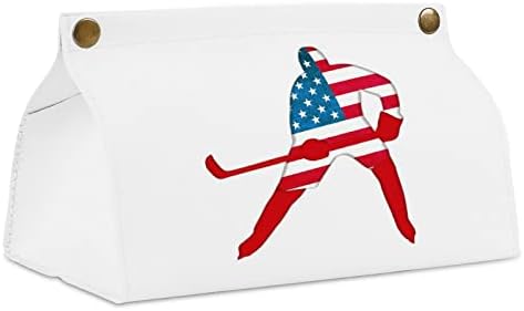 Caixa de tecido do jogador de hóquei americano Capa de tecido moderno de couro PU