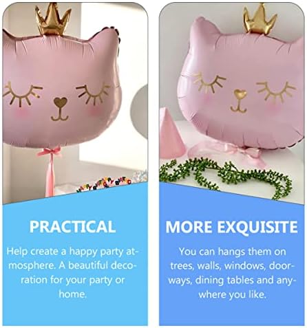 jojofuny decorações peças gatos balões gatos cartoon gato aniversário balão balão balões gato menina de aniversário