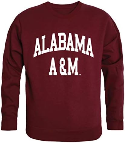 W República Aamu Alabama A&M University Bulldogs Arch Crewneck Sweater Sweater Maroon