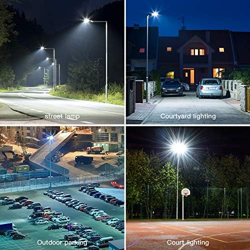OAYATACO 300W Luzes de estacionamento, iluminação de área comercial IP66 de IP66 certificada por