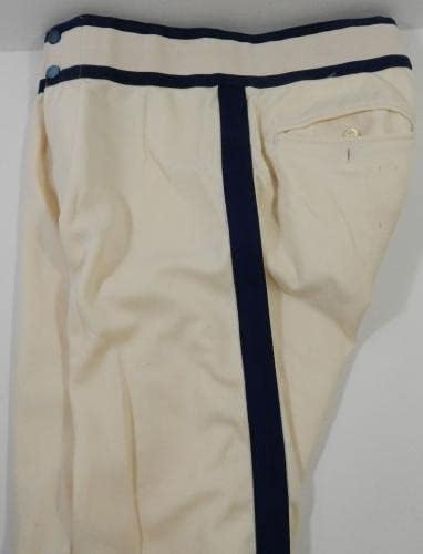 1987 Houston Astros Danny Darwin 14 Jogo usou calças brancas 34-27 DP25314 - Jogo usado calças