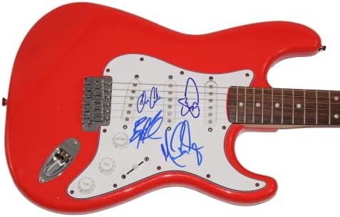OAR O.A.R. A banda assinou o autógrafo em tamanho real e o stratocaster elétrico guitarra a com hames spence