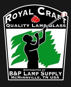 B&P Lamp® 2 polegadas por 9 3/4 polegadas Italia Bombe Clear Glass Lamp Chimney para lâmpadas de estilo vintage