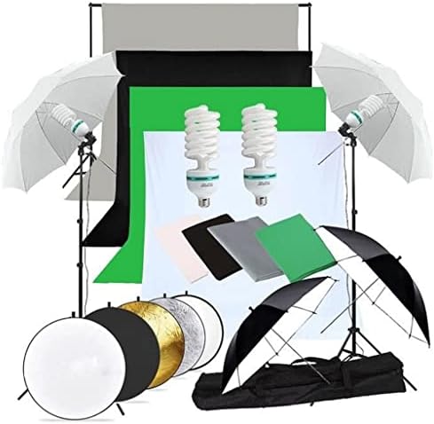 Estúdio de foto sxyltnx led kit de iluminação Softbox Softbox Stand Stand 4 Color Backdrop para fotografia