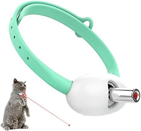 GitaPet Laser Cat Toy, brinquedo de gato interno, colar de brinquedo de gato gato vestível gato automático